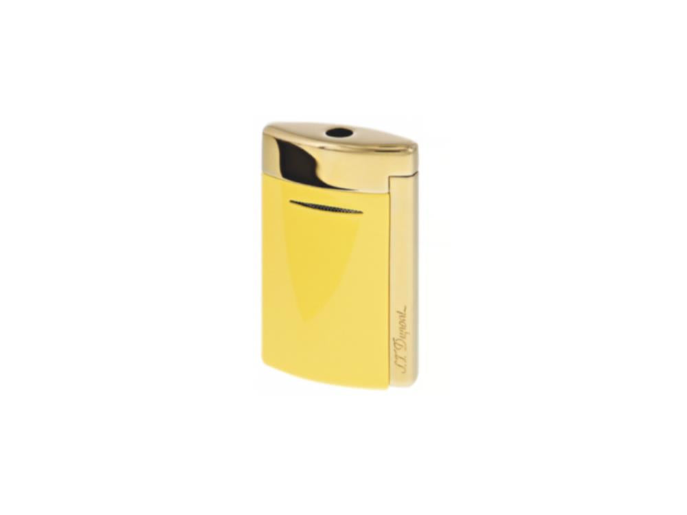 S.T. Dupont Minijet Feuerzeug Vanille, Golden PVD, Gelb, 010880