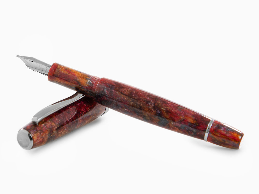 Scribo La Dotta Turrita Füllfeder, 14K, Limitierte Edition DOTFP09RT1403