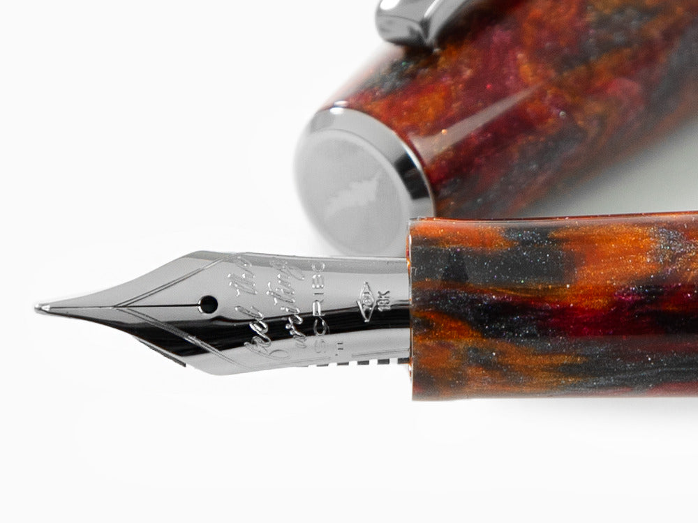 Scribo La Dotta Turrita Füllfeder, 18K Limitierte Edition, DOTFP09RT1803