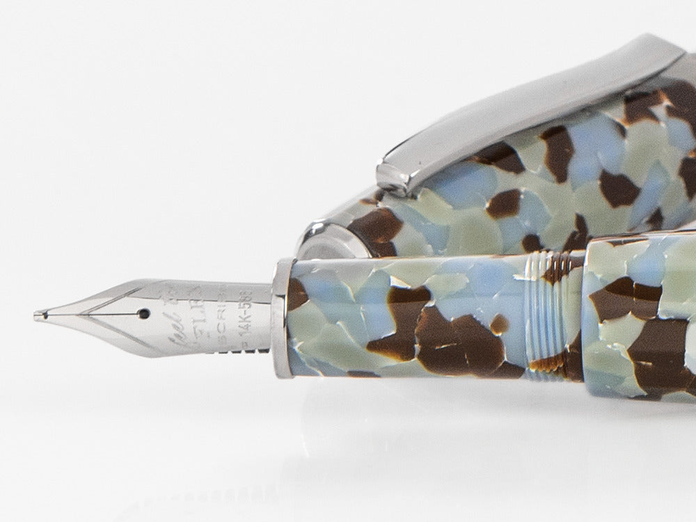 Scribo Feel Graniglia Füllfeder, 14K Limitierte Edition, FEEFP25PL1403