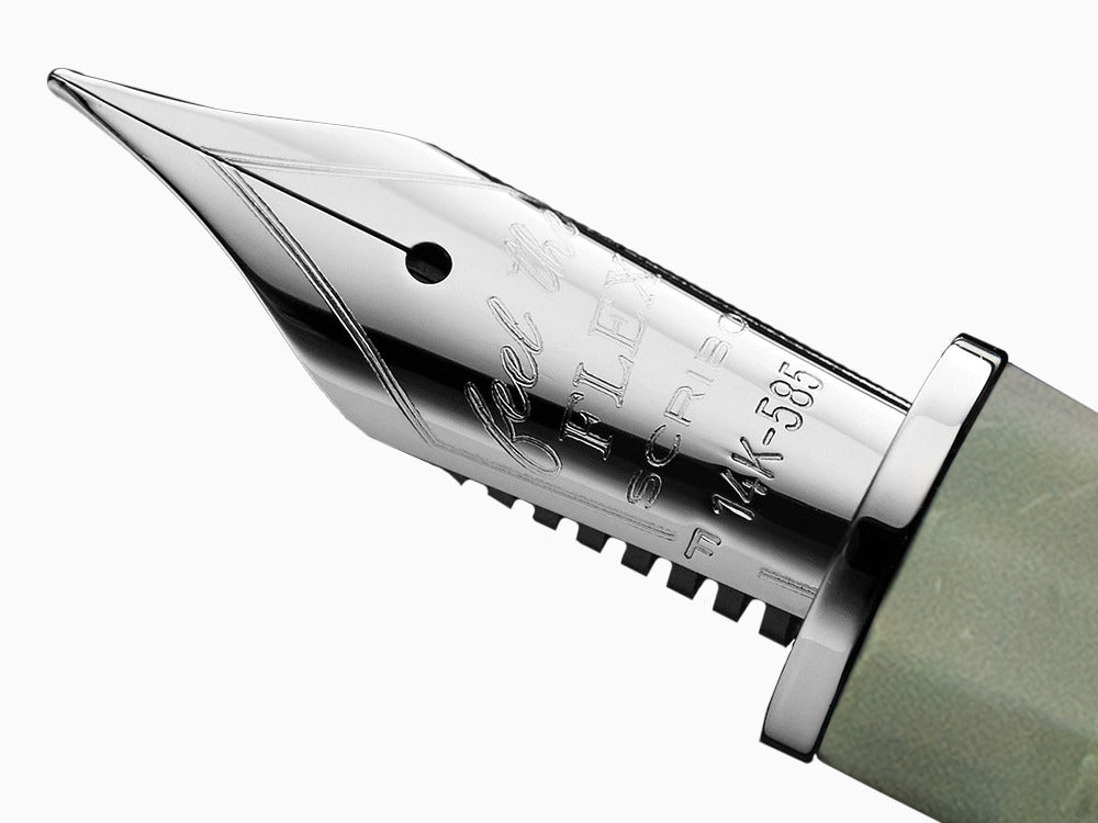 Scribo Feel Verde Antico Füllfeder, 14K, Limitierte Ed, FEEFP26PL1403