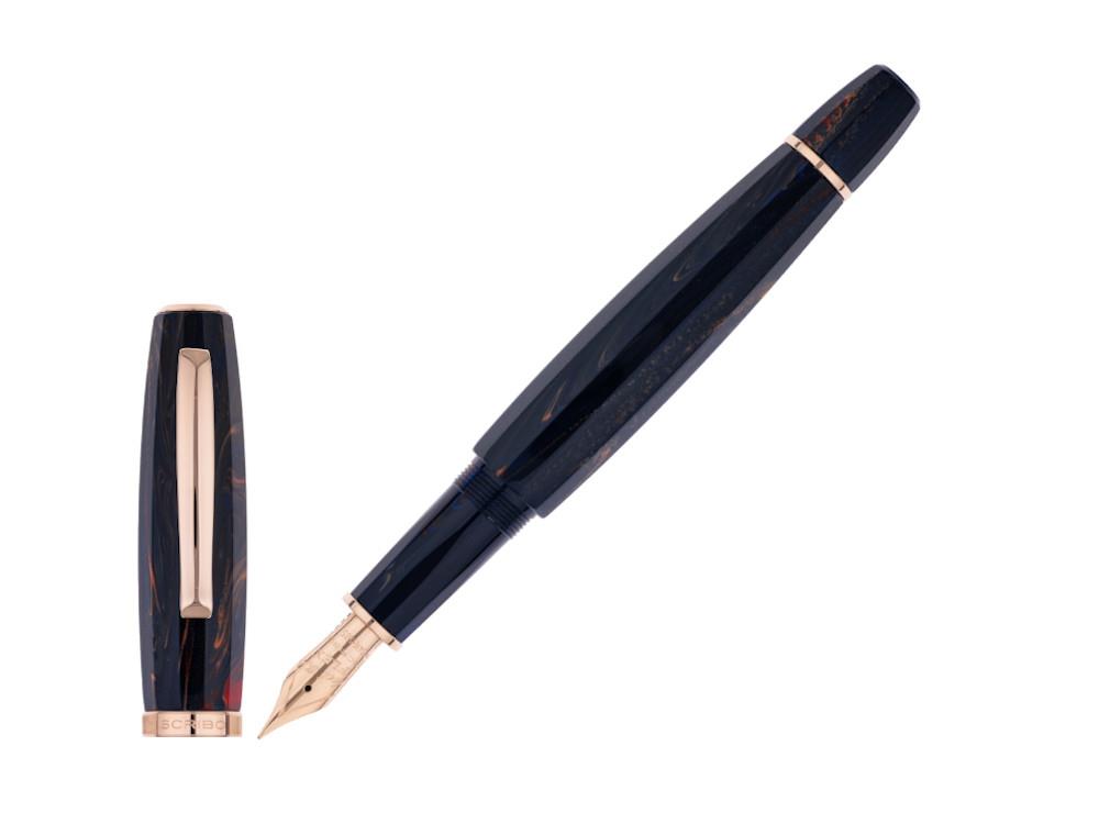 Scribo Feel Blu Califfo Füllfeder, 14K, Limitierte Edition FEEFP31RG1403