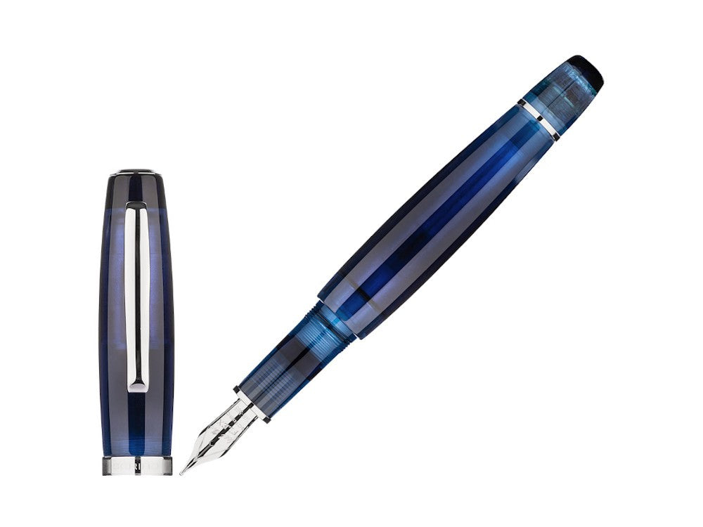 Scribo Feel Blu Sospeso Füllfederhalter 18K LE, FEEFP46PL1803