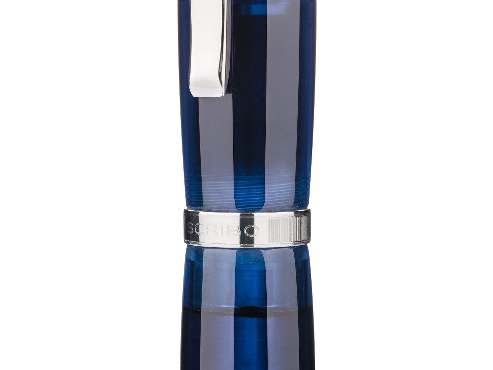Scribo Feel Blu Sospeso Füllfederhalter 18K LE, FEEFP46PL1803