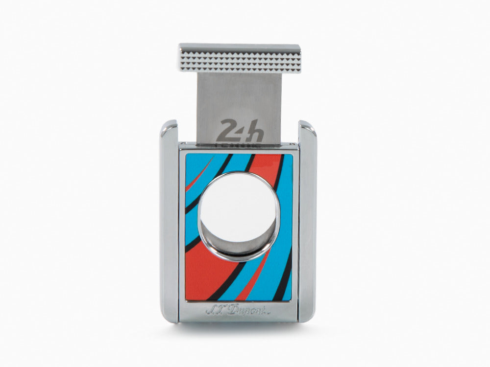 S.T. Dupont 24H Du Mans Zigarrenschneider, Palladium, Lack, Blau, 003489