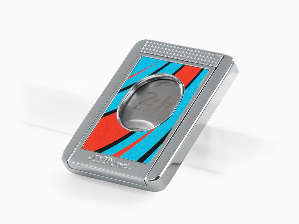 S.T. Dupont 24H Du Mans Zigarrenschneider, Palladium, Lack, Blau, 003489