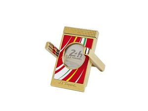 S.T. Dupont Du Mans Zigarrenschneider, Palladium, Lack, Rot, 003490