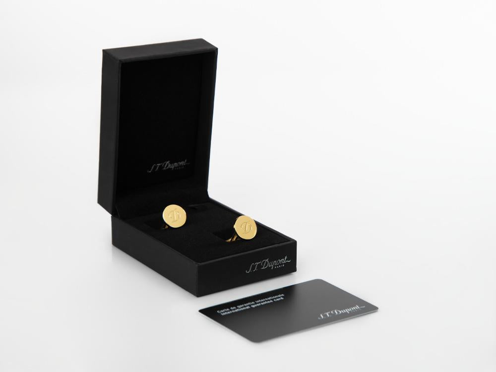 S.T. Dupont D Manschettenknöpfe, Metalle, Gold, 005836