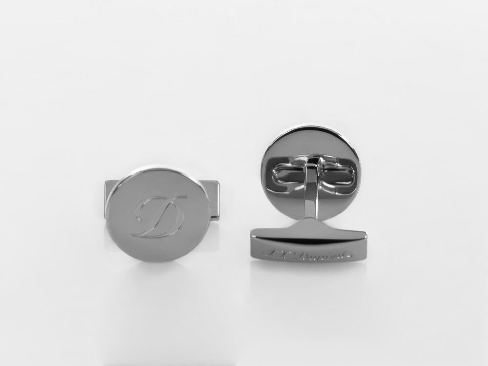 S.T. Dupont D Manschettenknöpfe, Silber, 005837