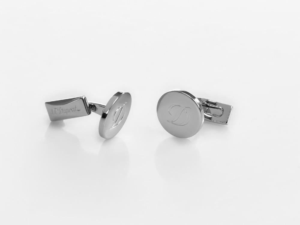 S.T. Dupont D Manschettenknöpfe, Silber, 005837