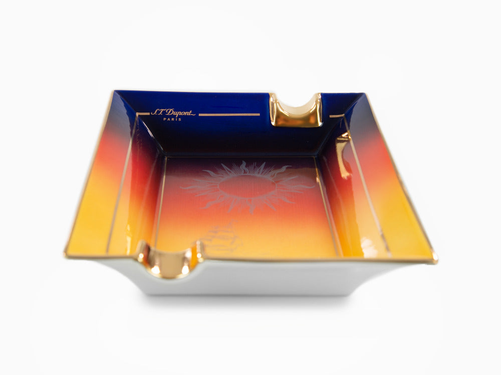 S.T. Dupont Montecristo L'Aurore Aschenbecher, Porzellan, Violett, 006434