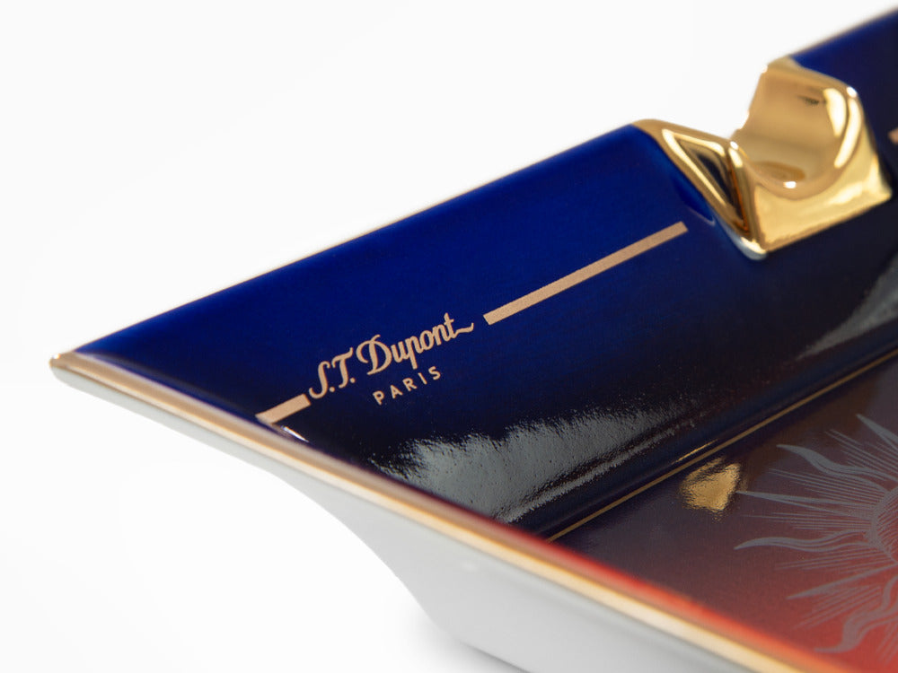 S.T. Dupont Montecristo L'Aurore Aschenbecher, Porzellan, Violett, 006434