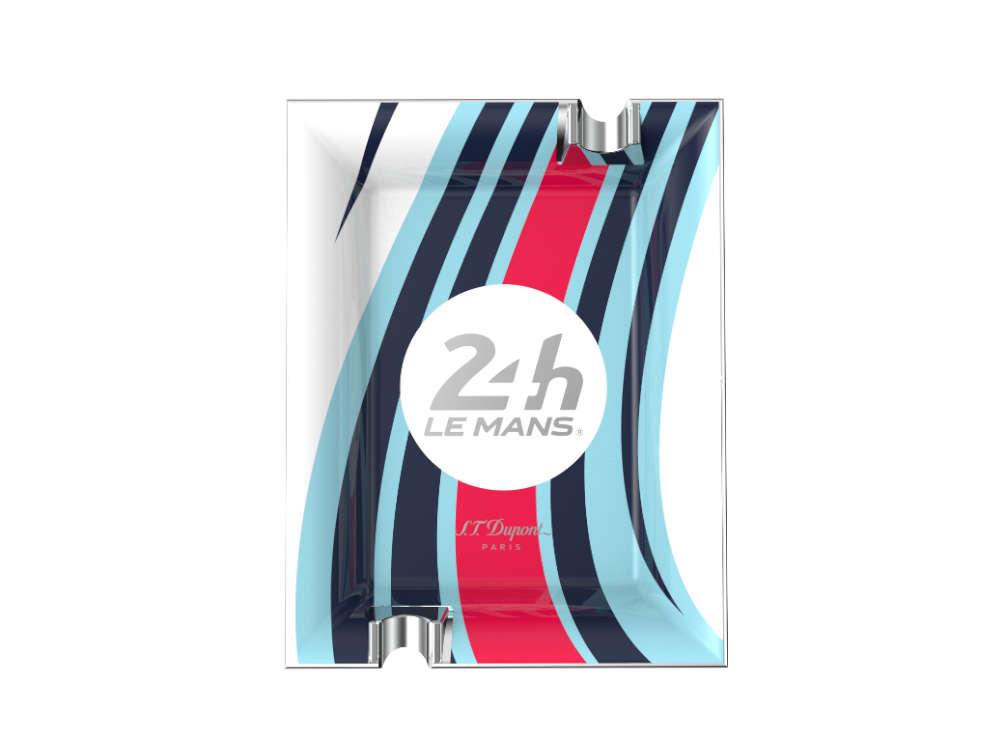 S.T. Dupont 24H Du Mans Aschenbecher, Porzellan, Weiss, 006488