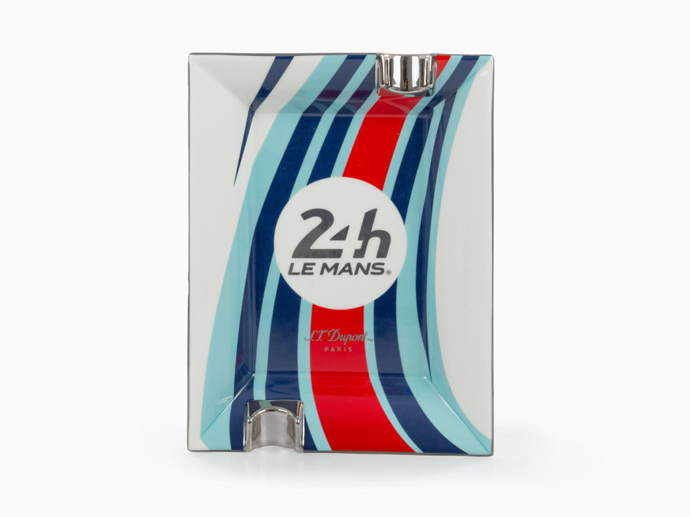 S.T. Dupont 24H Du Mans Aschenbecher, Porzellan, Weiss, 006488