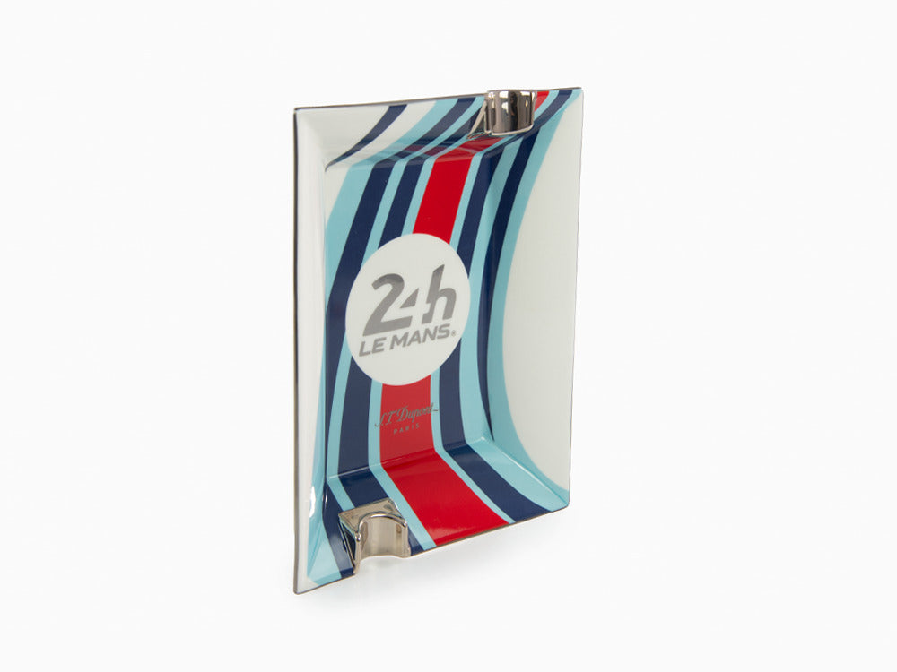 S.T. Dupont 24H Du Mans Aschenbecher, Porzellan, Weiss, 006488
