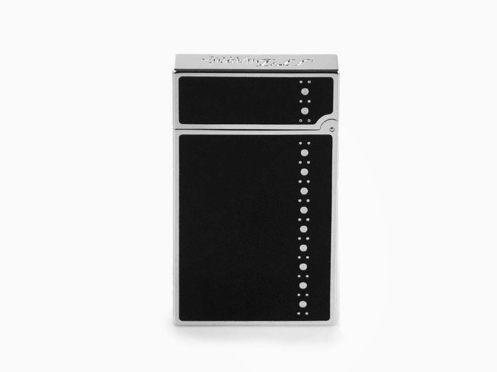 S.T. Dupont Ligne 2 Derby Feuerzeug, Lack, Palladium Akzenten, Schwarz, 016434