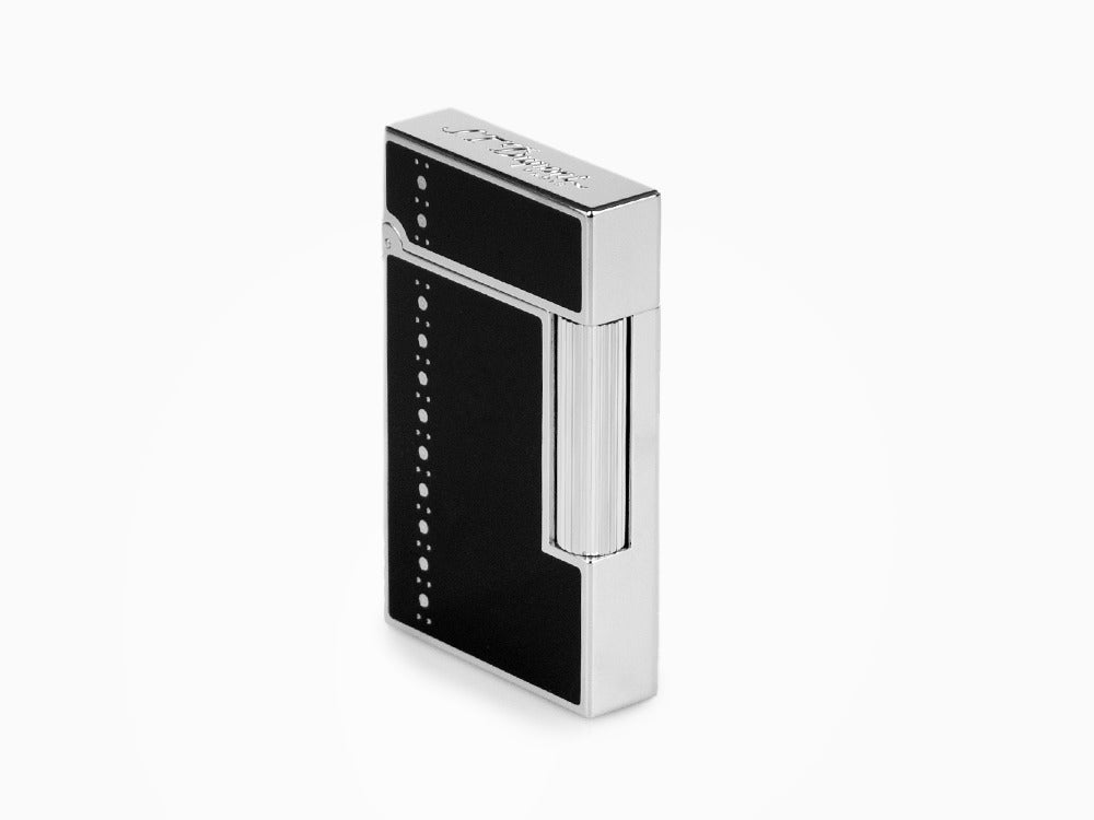 S.T. Dupont Ligne 2 Derby Feuerzeug, Lack, Palladium Akzenten, Schwarz, 016434