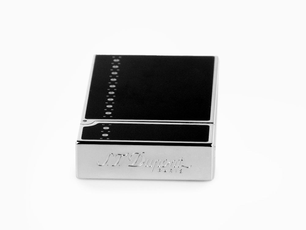 S.T. Dupont Ligne 2 Derby Feuerzeug, Lack, Palladium Akzenten, Schwarz, 016434