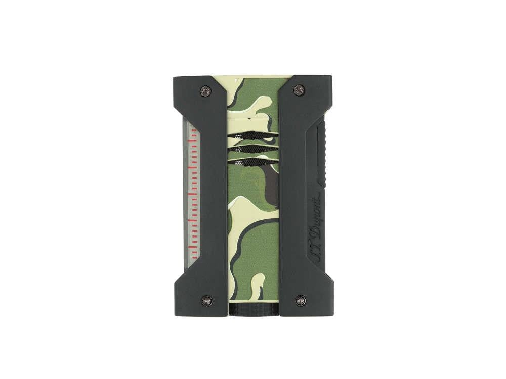 S.T. Dupont Défi Extreme Camo Feuerzeug, Grün, Limitierte Auflage, 021450