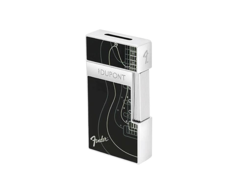 S.T. Dupont Fender Biggy Feuerzeug, Schwarz, Limitierte Auflage, 025025