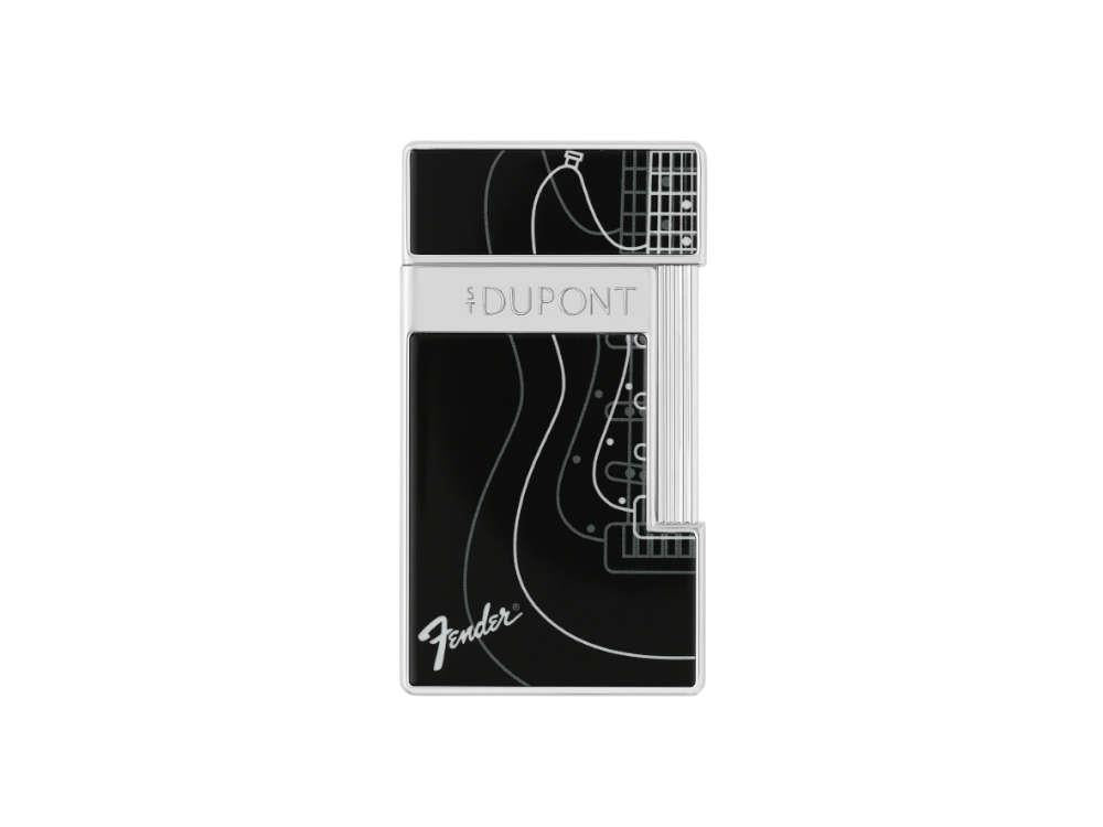 S.T. Dupont Behike Slimmy Feuerzeug, Schwarz, Limitierte Auflage, 028025