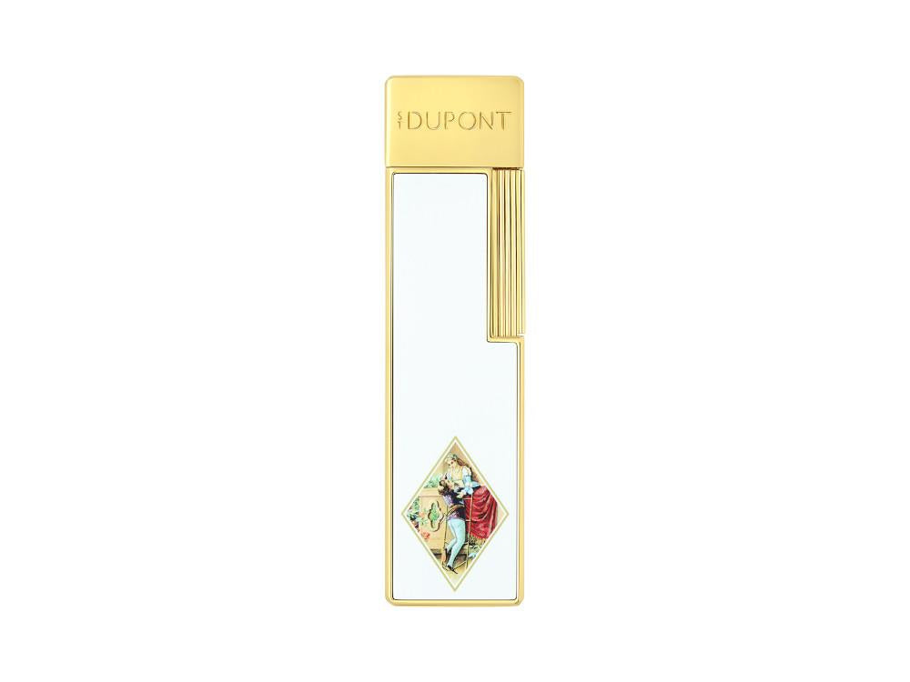 S.T. Dupont Twiggy Romeo y Julieta Feuerzeug, Golden, Weiss, 030150