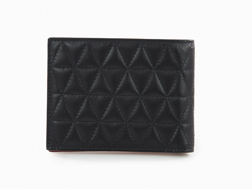 S.T. Dupont 24H Du Mans Billfold 6 Karten Brieftasche, Schwarz, Leder, 161310