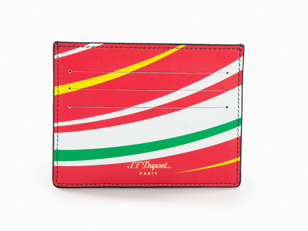S.T. Dupont 24H Du Mans Kartenetuis, Leder, Rot, 6 Karten, 161311
