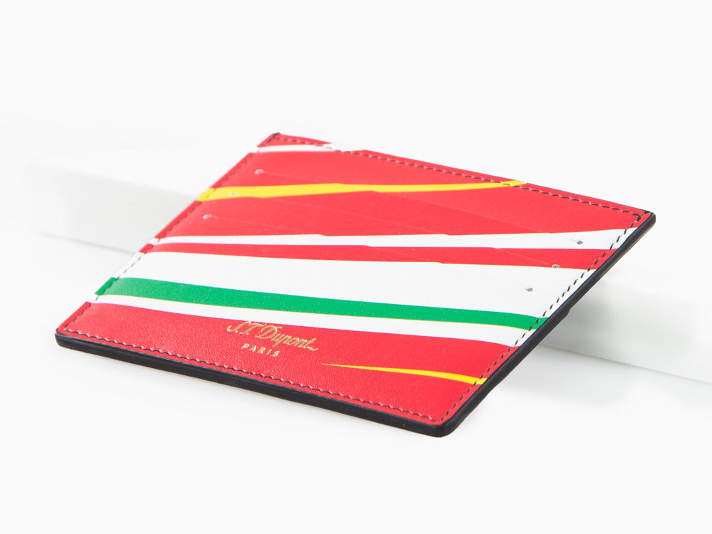 S.T. Dupont 24H Du Mans Kartenetuis, Leder, Rot, 6 Karten, 161311