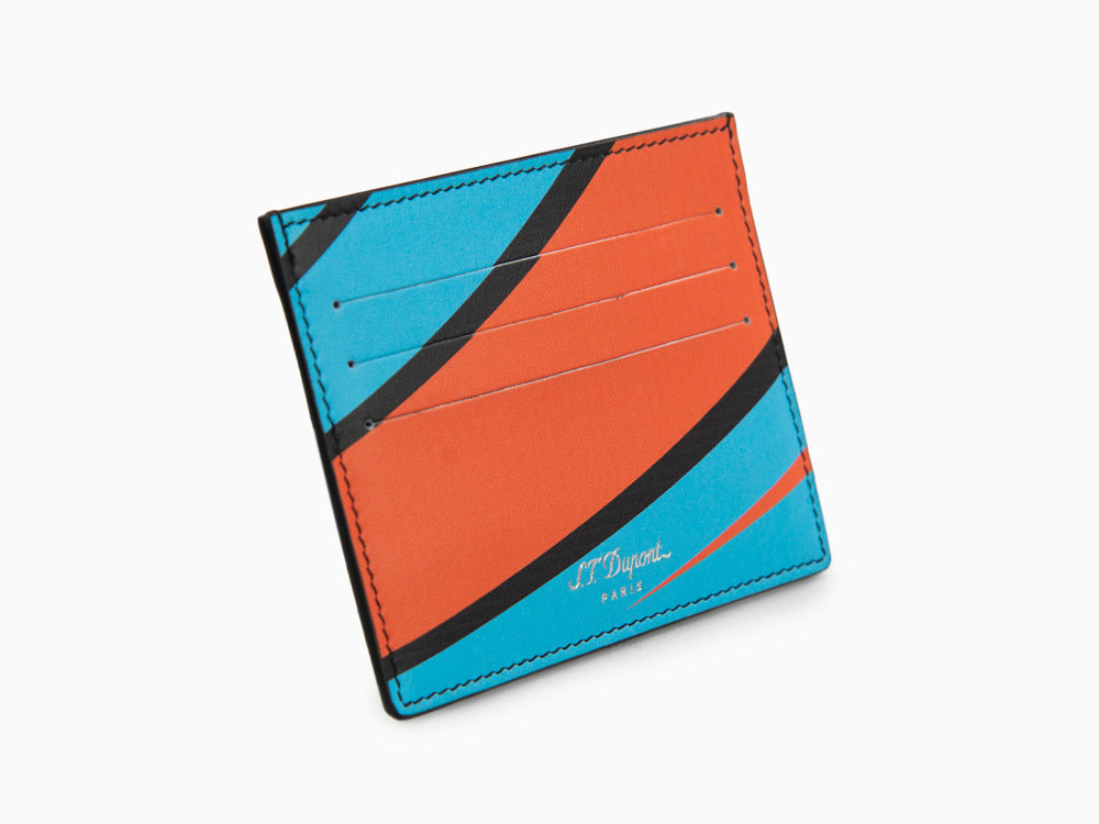 S.T. Dupont 24H Du Mans Kartenetuis, Leder, Blau, 6 Karten, 161411