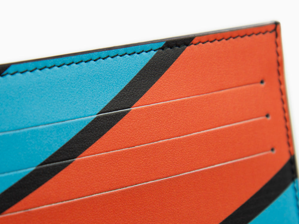 S.T. Dupont 24H Du Mans Kartenetuis, Leder, Blau, 6 Karten, 161411