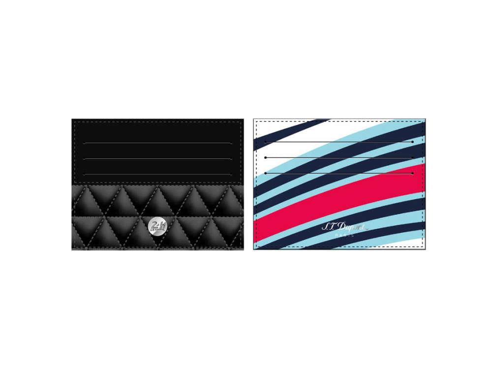 S.T. Dupont 24H Du Mans Kartenetuis, Leder, Weiss, 6 Karten, 161511