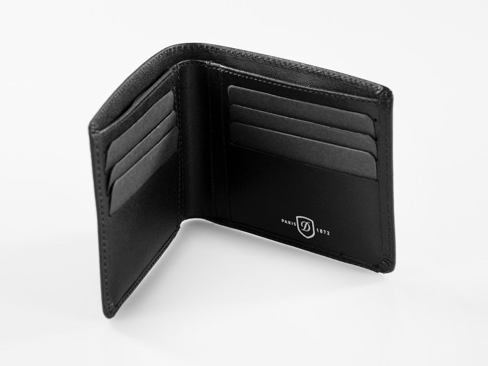 S.T. Dupont Défi Millennium Brieftasche, Leder, Schwarz, 8 Karten, 172002