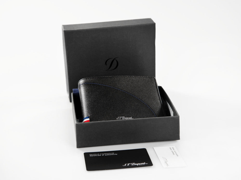 S.T. Dupont Défi Millennium Brieftasche, Leder, Schwarz, 8 Karten, 172002
