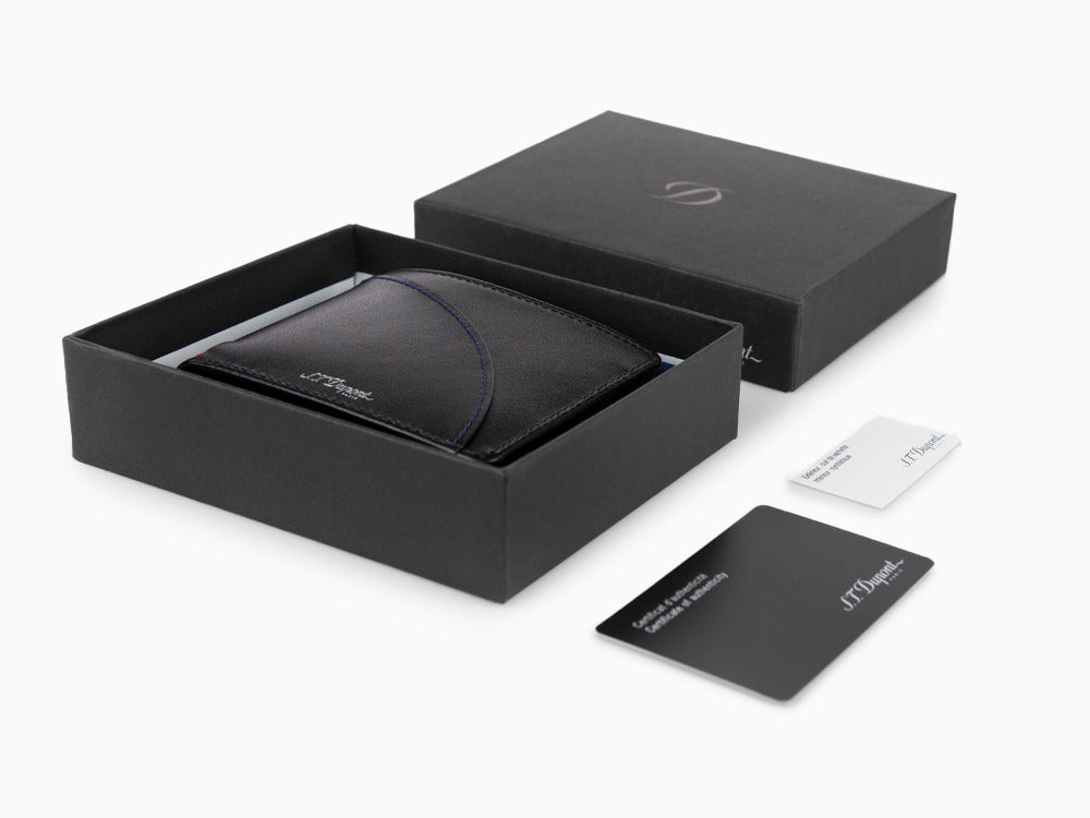 S.T. Dupont Défi Millennium Brieftasche, Leder, Schwarz, 6 Karten, 172003