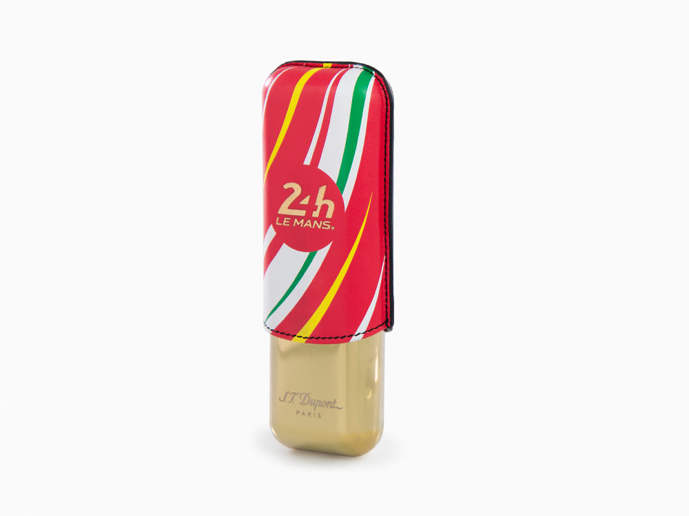 S.T. Dupont 24H Du Mans Tasche Doppelt, Leder, Rot, 183290
