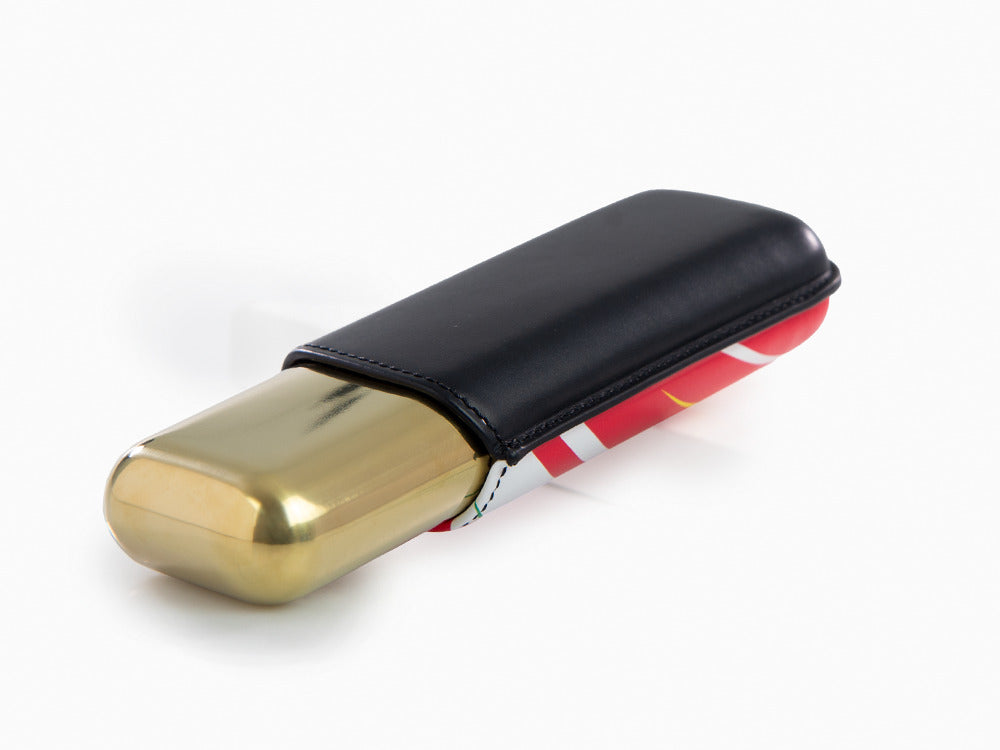 S.T. Dupont 24H Du Mans Tasche Doppelt, Leder, Rot, 183290