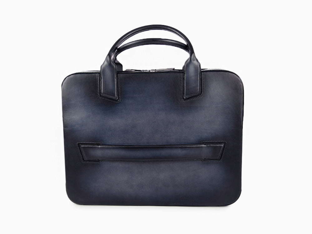 S.T. Dupont Le Grand Atelier Dokumententasche, Leder, Blau, 191365