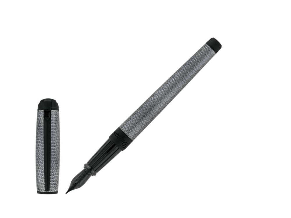 S.T. Dupont Line D Velvet Animation Graphite Füllfederhalter, 410002L