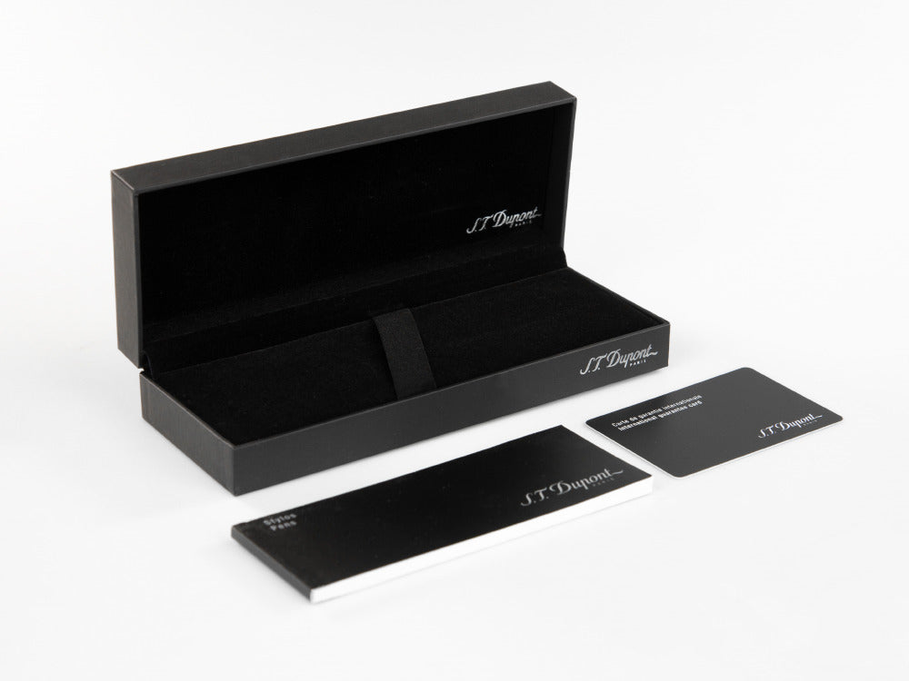 S.T. Dupont New Line D Large Füllfederhalter, Lack, Schwarz, Palladium