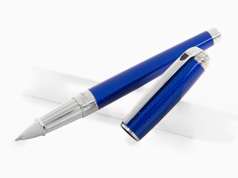 S.T. Dupont Line D Velvet Animation Ocean Blue Roller, Lack, 412001L