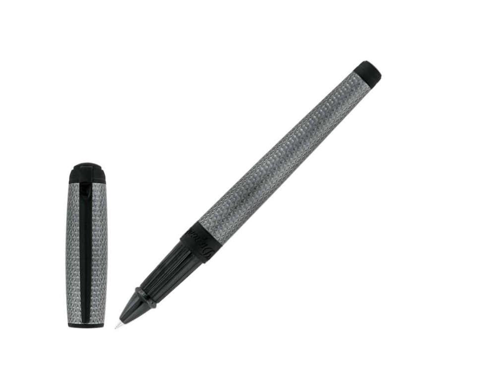 S.T. Dupont Line D Velvet Animation Graphite Roller, Lack, Grau, PVD, 412002L