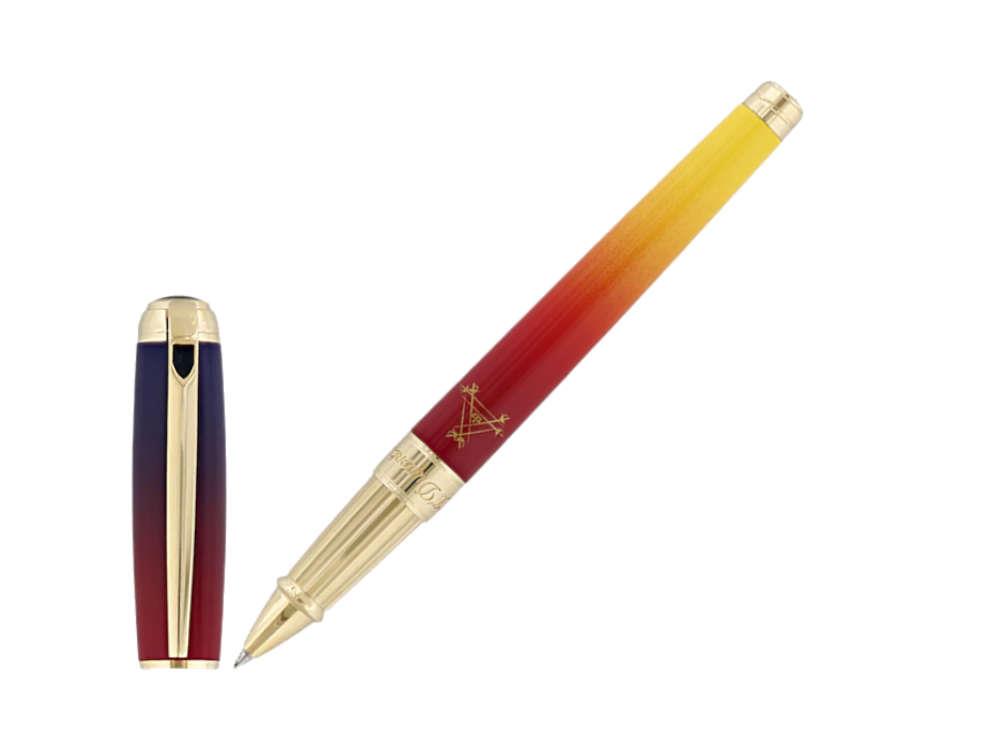 S.T. Dupont Montecristo L'Aurore Line D Roller, Violett, Vergoldet, 412134L