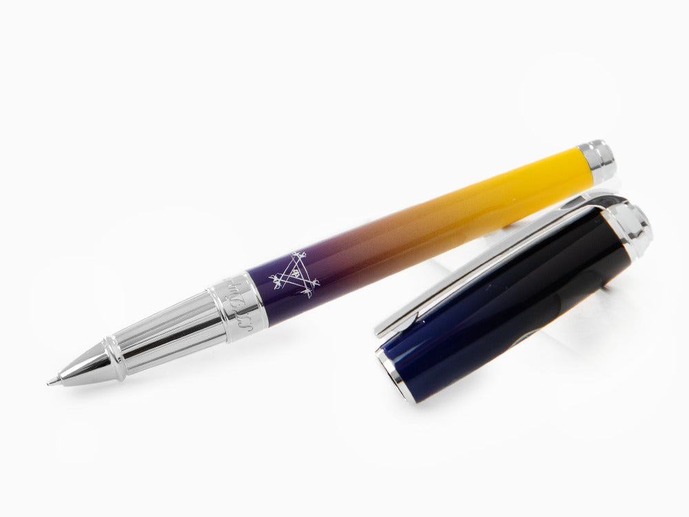 S.T. Dupont Line D Montecristo La Nuit Roller, Lack, Palladium Akzenten, 412135L