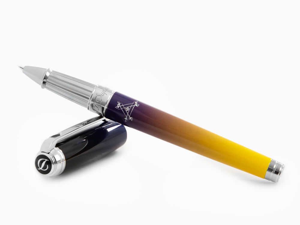 S.T. Dupont Line D Montecristo La Nuit Roller, Lack, Palladium Akzenten, 412135L