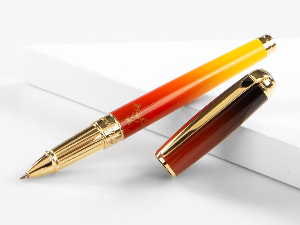 S.T. Dupont Line D Montecristo, Le Crépuscule, Roller, Vergoldete, 412136L