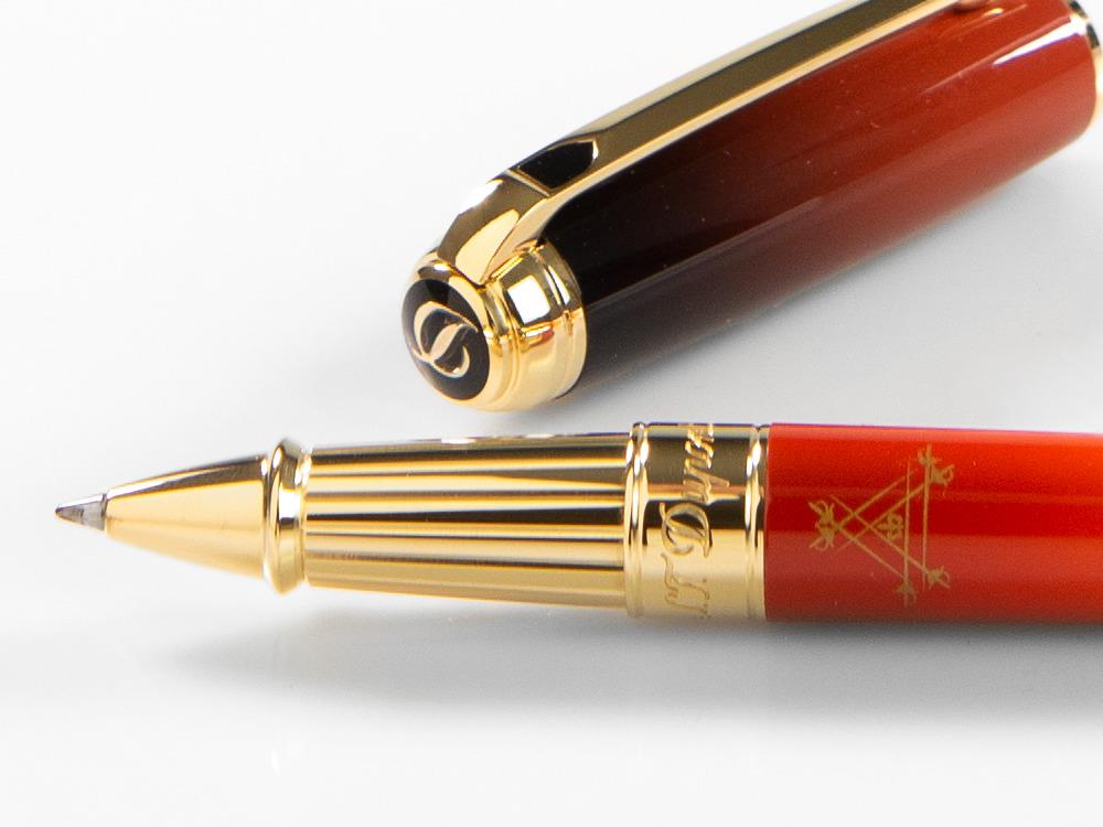 S.T. Dupont Line D Montecristo, Le Crépuscule, Roller, Vergoldete, 412136L