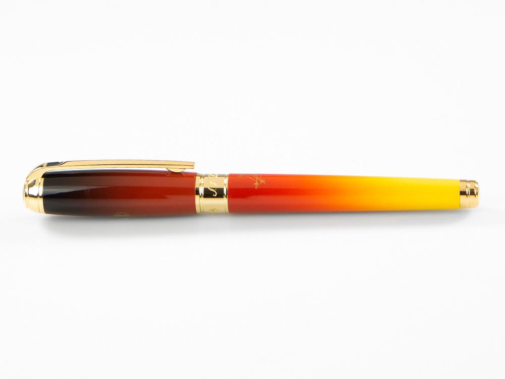 S.T. Dupont Line D Montecristo, Le Crépuscule, Roller, Vergoldete, 412136L