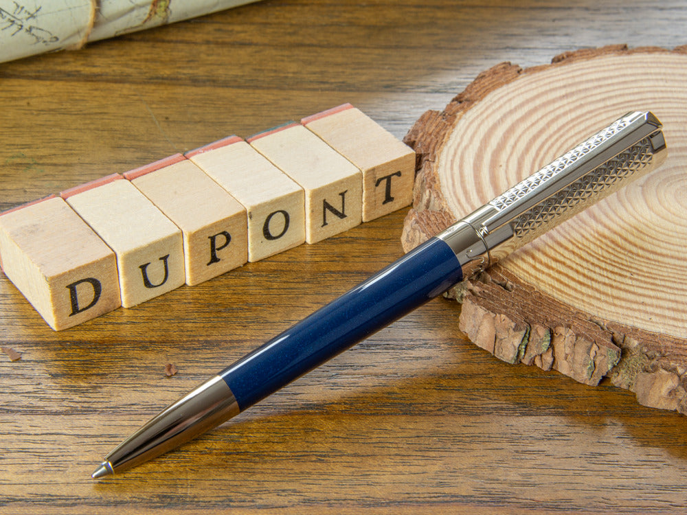 S.T. Dupont Liberté Fire Head Kugelschreiber, Lack, Palladium, Blau, 465017