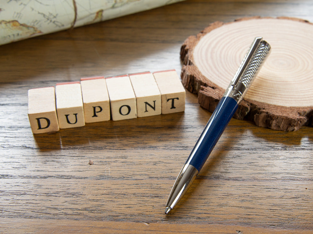 S.T. Dupont Liberté Fire Head Kugelschreiber, Lack, Palladium, Blau, 465017